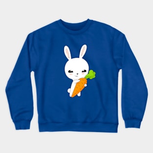 Rabbit with a big carrot Crewneck Sweatshirt